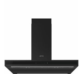 Smeg KLTI9L4MB cappa aspirante Cappa aspirante a parete Nero 563 m³/h