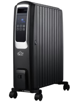 DCG Eltronic RA2910D stufetta elettrica Interno Nero 2500 W Riscaldatore ambiente elettrico a olio