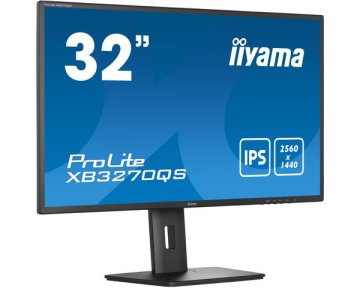 iiyama ProLite XB3270QS-B5 Monitor PC 80 cm (31.5") 2560 x 1440 Pixel Wide Quad HD LED Nero