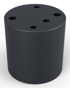 Loewe 60811W00 supporto da parete per casse acustiche Tavolo Nero