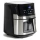 Melchioni 118340033 friggitrice Singolo 6,5 L Indipendente 1600 W Nero, Acciaio inox 2