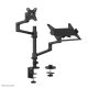 Neomounts DS20-425BL2 Braccio per monitor con supporto per laptop 17-27