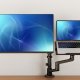 Neomounts DS20-425BL2 Braccio per monitor con supporto per laptop 17-27
