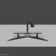 Neomounts DS75S-950BL2 Braccio per monitor 17-32