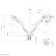 Neomounts FPMA-D650DBLACK Braccio per monitor 17-27