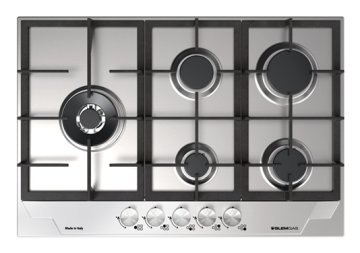 Glem Gas GTD85THIXN piano cottura Acciaio inox Da incasso 75 cm 5 Fornello(i)