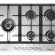 Glem Gas GTD85THIXN piano cottura Acciaio inox Da incasso 75 cm 5 Fornello(i) 2