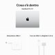 Apple MacBook Pro 14'' M3 Pro chip con 12‑core CPU e 18‑core GPU, 1TB SSD - Argento 11