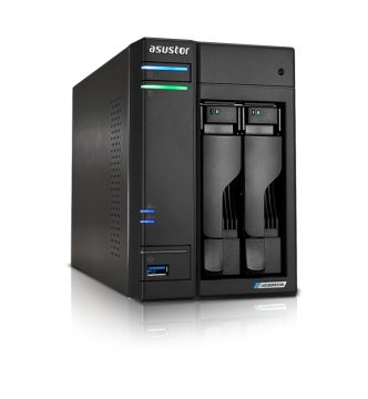 Asustor LOCKERSTOR 2 Gen2 (AS6702T) NAS Desktop Intel® Celeron® N5105 4 GB DDR4 0 TB ADM Nero