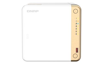 QNAP TS-462-4G server NAS e di archiviazione Tower Intel® Celeron® N4505 2 GB DDR4 0 TB QNAP QTS Bianco