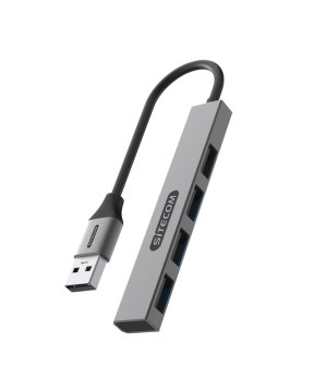 Sitecom CN-5002 hub di interfaccia USB 3.2 Gen 1 (3.1 Gen 1) Type-A 480 Mbit/s Nero, Grigio