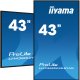 iiyama LH4360UHS-B1AG visualizzatore di messaggi Pannello A digitale 108 cm (42.5