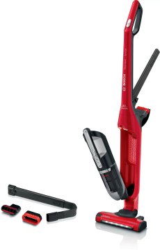 Bosch Serie 4 BBH3ZOO28 Scopa elettrica ricaricabile Flexxo Gen2 28Vmax ProAnimal Rosso