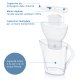 Brita Caraffa filtrante Marella blu (3.5L) incl. 1 x filtro MAXTRA PRO All-in-1 - adatta alla porta del frigorifero con Memo digitale e coperchio ribaltabile 3