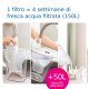 Brita Caraffa filtrante Marella blu (3.5L) incl. 1 x filtro MAXTRA PRO All-in-1 - adatta alla porta del frigorifero con Memo digitale e coperchio ribaltabile 6