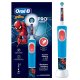 Oral-B Spazzolino Elettrico Ricaricabile Pro Kids con personaggi Marvel Spider-Man, 2 Testine, da 3 Anni In Su. 1 Spazzolino 2