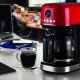 Ariete 1396 Macchina da caffè con filtro Moderna, Caffè americano, Capacità fino a 15 tazze, Base riscaldante, Display LCD, Filtri estraibili e lavabili, Rosso 3