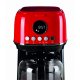 Ariete 1396 Macchina da caffè con filtro Moderna, Caffè americano, Capacità fino a 15 tazze, Base riscaldante, Display LCD, Filtri estraibili e lavabili, Rosso 4