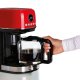 Ariete 1396 Macchina da caffè con filtro Moderna, Caffè americano, Capacità fino a 15 tazze, Base riscaldante, Display LCD, Filtri estraibili e lavabili, Rosso 8
