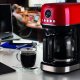 Ariete 1396 Macchina da caffè con filtro Moderna, Caffè americano, Capacità fino a 15 tazze, Base riscaldante, Display LCD, Filtri estraibili e lavabili, Rosso 9