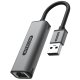ADATTATORE USB-A 3.0 TO LAN GIGABIT CAVO 0.15M 2