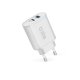 SBS Caricabatterie caricatore 20 Watt - Ricarica ultra rapida e due porte USB 2