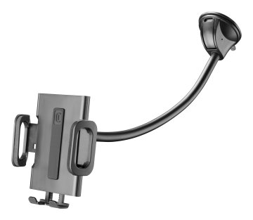 Cellularline Hug Flexi XL - Universal Supporto smartphone da auto con fissaggio a ventosa
