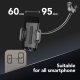 Cellularline Hug Flexi XL - Universal Supporto smartphone da auto con fissaggio a ventosa 16