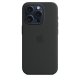 Apple Custodia MagSafe in silicone per iPhone 15 Pro - Nero 3