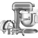 KitchenAid 5KSM70SHXECU sbattitore Sbattitore con base 375 W Argento 3