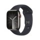 Apple Watch Series 9 GPS + Cellular Cassa 45m in Acciaio inossidabile Grafite con Cinturino Sport Band Mezzanotte - M/L 2
