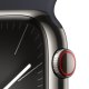 Apple Watch Series 9 GPS + Cellular Cassa 45m in Acciaio inossidabile Grafite con Cinturino Sport Band Mezzanotte - M/L 4