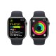 Apple Watch Series 9 GPS + Cellular Cassa 45m in Acciaio inossidabile Grafite con Cinturino Sport Band Mezzanotte - M/L 9