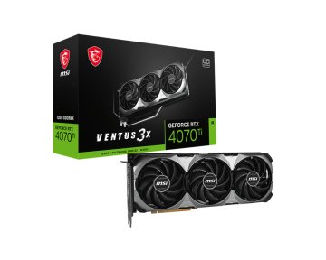 MSI VENTUS GEFORCE RTX 4070 Ti 3X E1 12G OC scheda video NVIDIA 12 GB GDDR6X