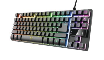 Trust GXT 833 Thado TKL tastiera USB QWERTY Italiano Nero