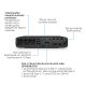 HP Elite Mini 800 G9 Intel® Core™ i7 i7-13700T 16 GB DDR5-SDRAM 512 GB SSD Windows 11 Pro Mini PC Nero 22