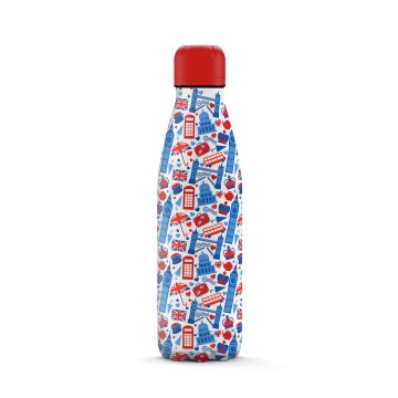 The Steel Bottle City Series #56 LONDON Uso quotidiano 500 ml Acciaio inox Multicolore