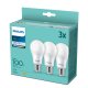 Philips Lampadina 100 W A67 E27 x3 3