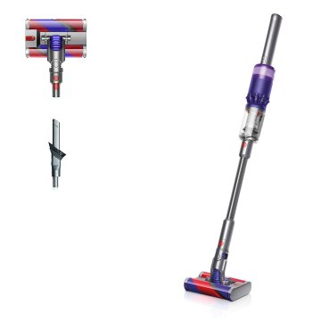 Dyson Omni glide aspirapolvere senza filo Nichel, Viola Senza sacchetto