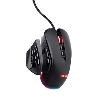 Trust GXT 970 Morfix mouse Gaming Mano destra USB tipo A Ottico 10000 DPI