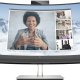 HP Monitor per video conferenze con schermo curvo E34m G4 USB-C WQHD 2