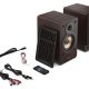 Sharp BOOKSHELF SPEAKERS 2-vie Marrone Con cavo e senza cavo 60 W 14
