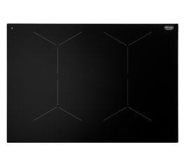 De’Longhi NSI 741 piano cottura Nero Da incasso 75 cm Piano cottura a induzione 4 Fornello(i)