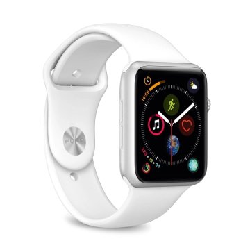 PURO AW44ICONWHI accessorio indossabile intelligente Band Bianco Silicone