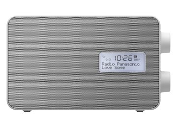 Panasonic Radio digitale, bianco, DAB+/FM, protezione da spruzzi