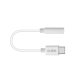 SBS TEINTJACKTYCFMW cavo per cellulare Bianco 0,09 m 3.5mm USB C 3