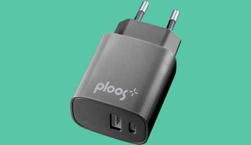 PLOOS - USB+USB-C ADAPTER - Universal Caricabatterie da rete con 2 porte USB e USB-C