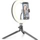 Tech Pop Selfie Ring - Universale Treppiede con anello led luminoso per riprese video e selfie 2