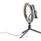 Tech Pop Selfie Ring - Universale Treppiede con anello led luminoso per riprese video e selfie 11