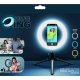 Tech Pop Selfie Ring - Universale Treppiede con anello led luminoso per riprese video e selfie 13